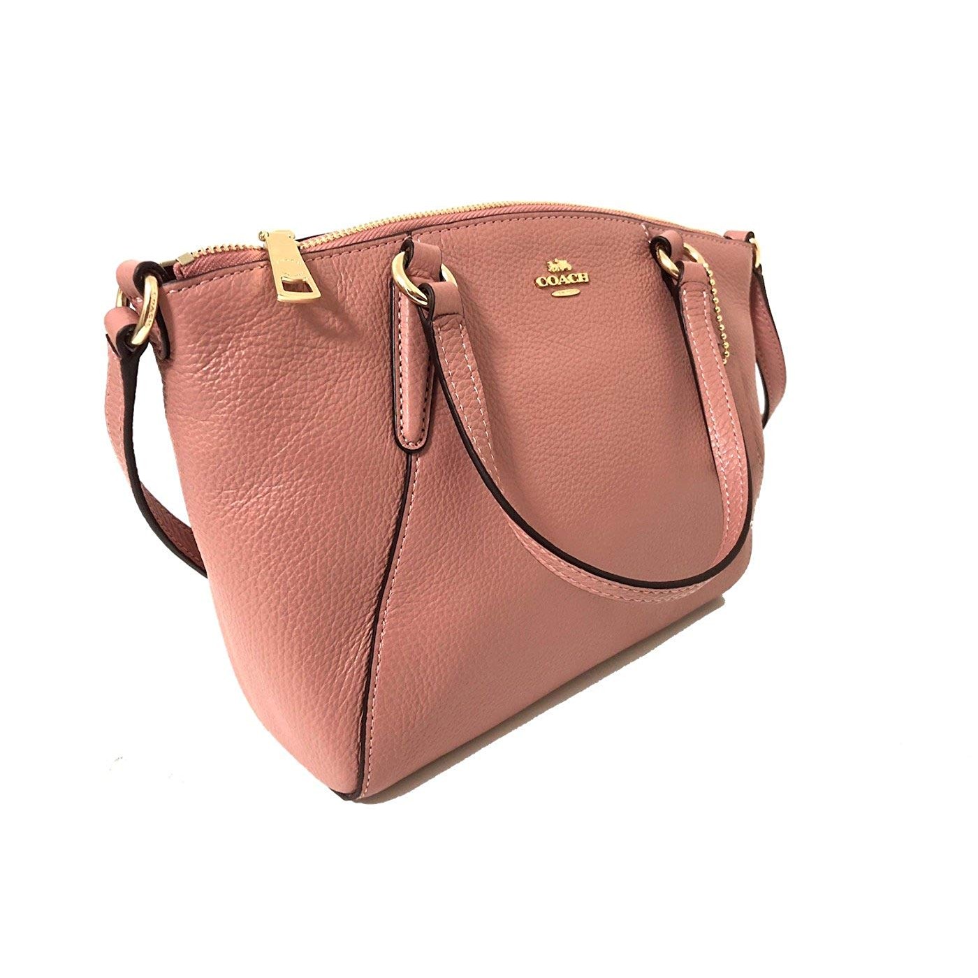 NWT COACH Womens Mini KELSEY Satchel Crossbody Leather Handbag Purse Bag Gold | eBay