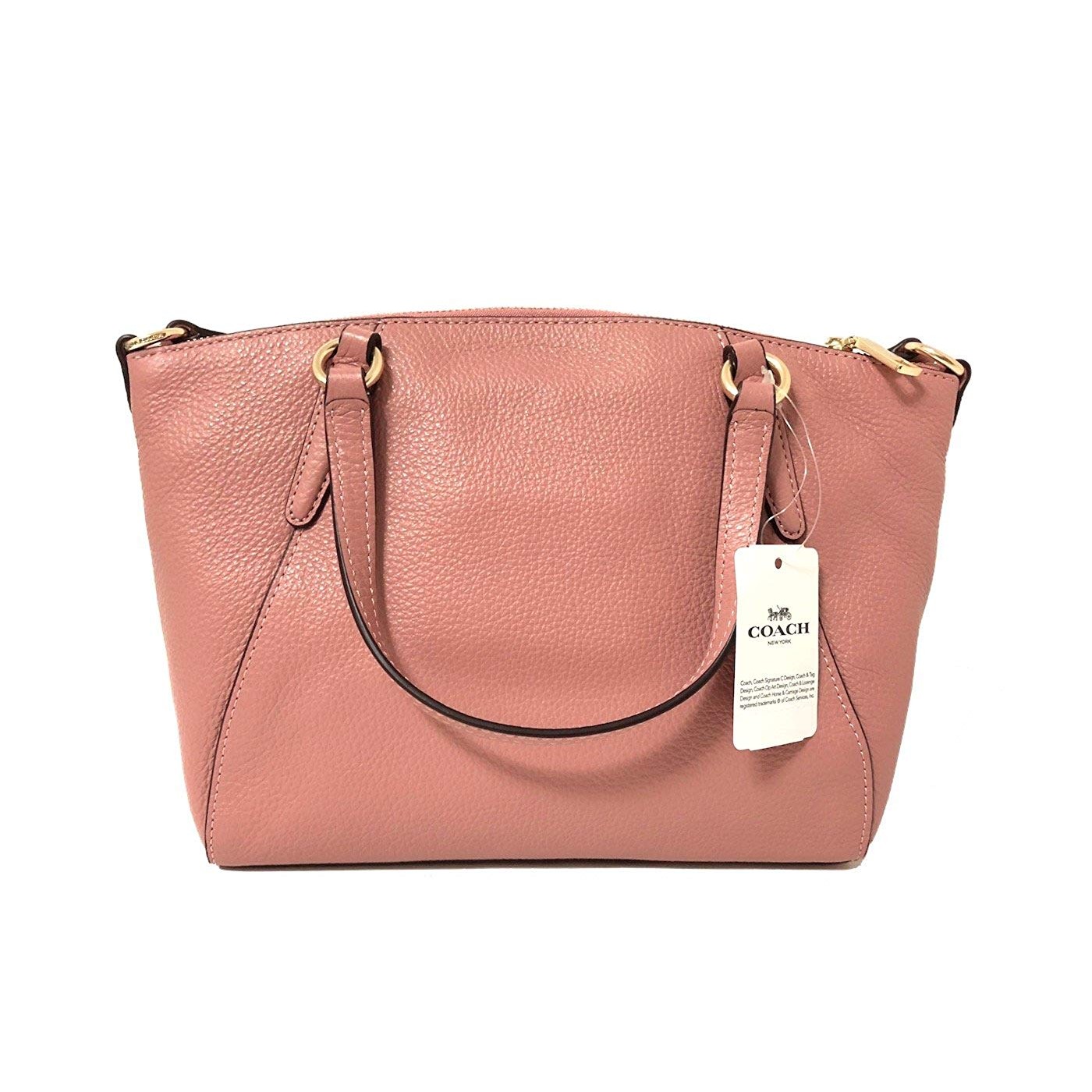 NWT COACH Womens Mini KELSEY Satchel Crossbody Leather Handbag Purse Bag Gold | eBay
